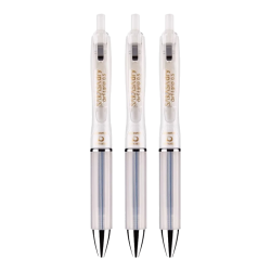 斑马牌 JJZ49 速干气垫顺滑中性笔 0.5mm 3支装
