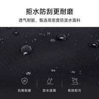 爱华仕探索者系列拉杆包大容量可手提旅行包旅行袋防泼水行李包 黑色
