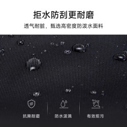 爱华仕 探索者系列大容量防泼水拉杆旅行包 黑色