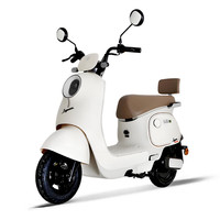 绿源 MODA2-Q 椰奶白 60V20Ah 铅酸电池 电动摩托车
