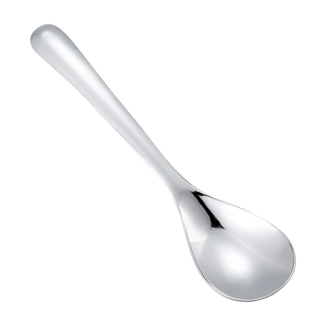 臻汇银999足银勺子汤勺雪花银调羹餐具咖啡勺满月礼送儿童长辈