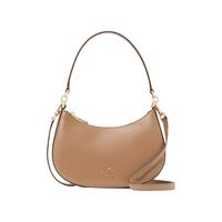 kate spade 2025品牌自营PAIGE中号十字牛皮革单肩包新月包