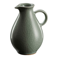 容山堂汝窑酒具酒杯白酒分酒器高级感家用二两白酒杯分酒壶 天青汝窑白酒分酒器-鹰嘴