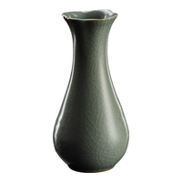 容山堂汝窑酒具酒杯白酒分酒器高级感家用二两白酒杯分酒壶 天青汝窑白酒分酒器-花口