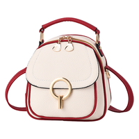 磁点 上新多功能小包包双肩包女春夏新款韩版百搭甜美撞色时尚单挎迷你两用小背包潮