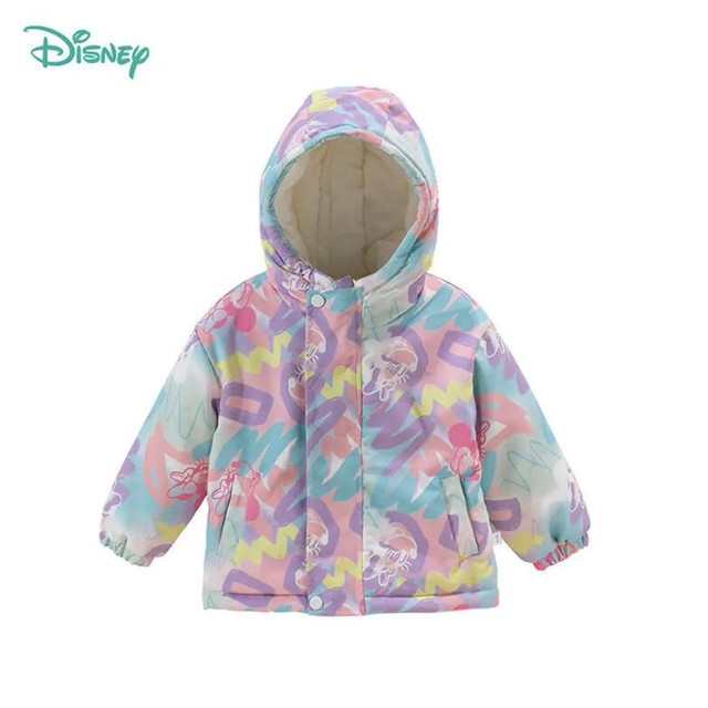 Disney baby 限时五折！儿童三防加绒加厚保暖棉服（多款任选男女同款）