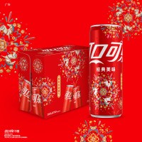可口可乐 碳酸饮料马年定制烟花礼盒装饮330ml*20罐