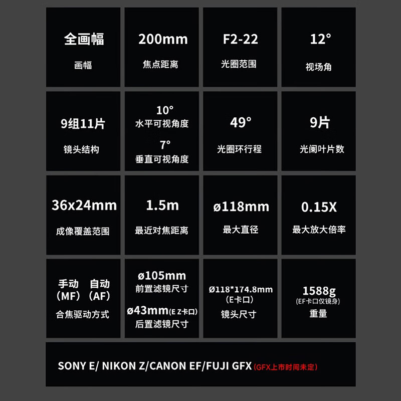  LAOWA/老蛙 大光圈 全画幅自动对焦镜头