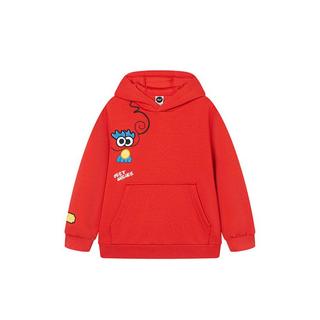361° 拜年服儿童秋冬男童套头卫衣小童连帽卫衣长袖年装