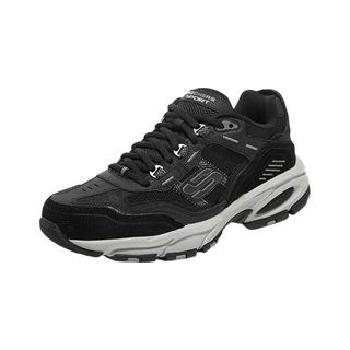 斯凯奇（Skechers）男鞋秋季复古潮流百搭运动鞋休闲老爹鞋237067 黑色/炭灰色/BKCC 42