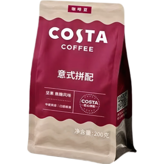 COSTA 咖世家 意式拼配咖啡豆200g