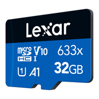 雷克沙 633x Micro-SD存储卡 32GB（UHS-I、V30、U1、A1）
