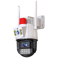 小霸王双摄像头监控器家用360度无死角带夜视全景手机远程室外无线WiFi自动旋转商用农村户外防水高清