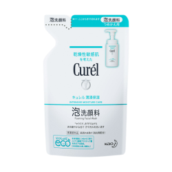 珂润 润浸保湿洁颜泡沫 补充装 130ml 蓝色