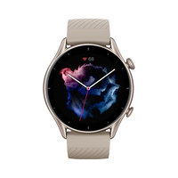 AMAZFIT 跃我 GTR 3 智能手表 45.8mm 云母灰铝合金表壳 云母灰硅胶表带（GPS、血氧）