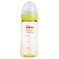 Pigeon 贝亲 PPSU奶瓶 240ml 绿色 M 3月+