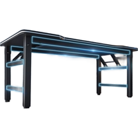 墨例折叠桌电脑桌家用桌简约学习办公桌书房书桌电竞桌游戏桌长条桌子 可折叠电脑桌黑色80*50*75cm