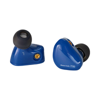iBasso 艾巴索 IT00 入耳式挂耳式动圈有线耳机 蓝色 3.5mm