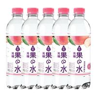 ChunYue 纯悦 无糖果水 蜜桃味 450ml*5瓶