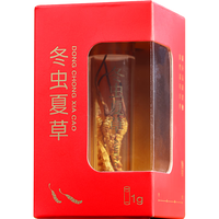 紫蓝花海 西藏 高海拔冬虫夏草精选品质高洁净虫草4-5根1克 滋补品