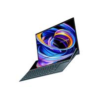 ASUS 华硕 灵耀 X2 Duo 双屏 十一代酷睿版 14.0英寸 商务本 黑色 (酷睿i7-1195G7、核芯显卡、16GB、512GB SSD、1080P、IPS)
