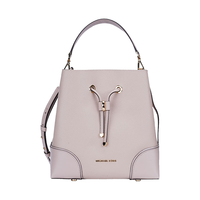 MICHAEL KORS 迈克·科尔斯 MERCER GALLERY系列 女士中号皮质水桶包 30F9GZ5L6L187 柔粉色