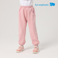 丽婴房（Les enphants）丽婴房儿童加厚裤子男童秋冬长裤女童摇粒绒裤子宝宝加厚长裤 柔霞浅粉 110 cm
