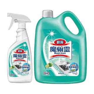 Kao 花王 魔术灵厨房重油清洁剂 3.5L+500ml 莱姆香
