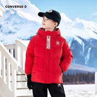 CONVERSE/匡威 儿童短款羽绒服 匡威红 110/52 82g充绒量 90%白鸭绒