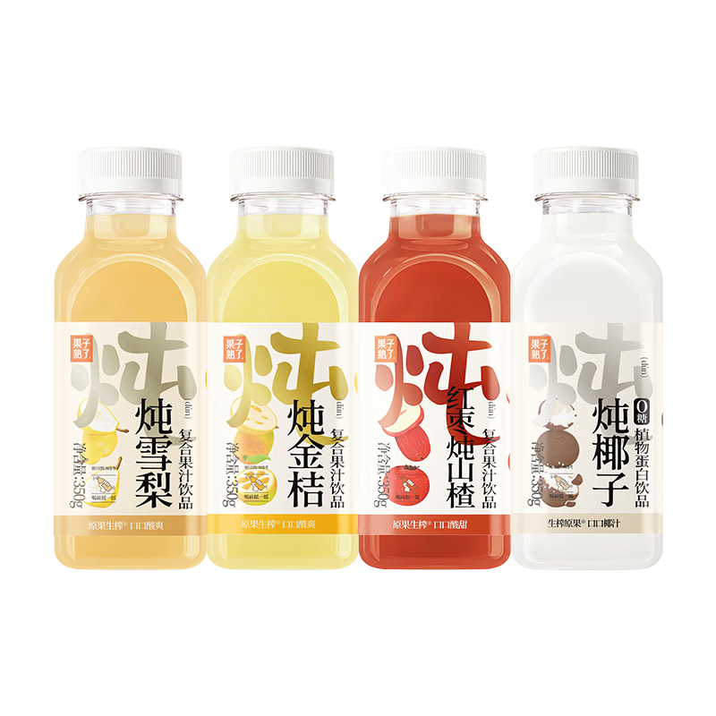  果子熟了 四口味混合装 果汁饮料