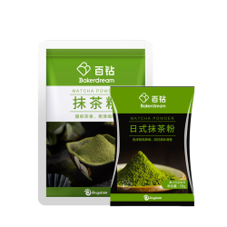 百钻 抹茶粉 烘焙蛋糕雪花酥抹茶冰淇淋甜品冲饮奶茶店专用材料