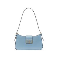 kate spade 品牌自营REEGAN小号十字纹牛皮革单肩包新月包