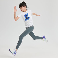 安德玛(Under Armour)儿童速干t恤夏季短袖速干衣男大童上衣男女孩夏装童装 白色 1