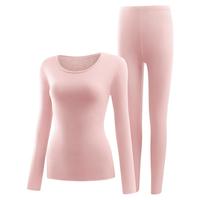 水貂绒秋衣秋裤女士套装保暖内衣女加绒加厚发热防寒打底内搭冬季