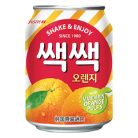 乐天 韩国粒粒橙橙汁果汁饮料罐装整箱盒lotte水果粒饮品小瓶 乐天粒粒橙饮料238ml
