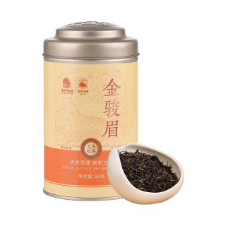 狮峰 牌 红茶 特级金骏眉茶叶罐装 50g