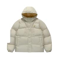 FILA FUSION斐乐潮牌款羽绒服2025冬季宽松保暖连帽外套 宣乳黄-YE 175/96A/L