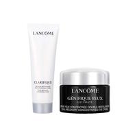 Lancome/兰蔻超修小黑瓶眼霜洗面奶套装净澈焕肤洁面乳