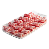 聚宝源 内蒙戈壁羔羊原切羊肉卷 脆骨卷 羊肉片 羊肉生鲜 火锅食材 脆骨羊肉卷 480g