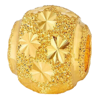 六福珠宝足金满天星黄金转运珠路路通串珠 计价 G01G0010DS 约0.95克