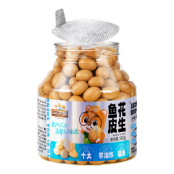 三只松鼠 鱼皮多味花生量贩装特产小吃零食坚果炒货烘烤花生米