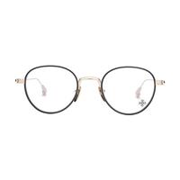 CHROME HEARTS/克罗心 BONE PRONE IV MBK/GP 925银复古多边形眼镜框