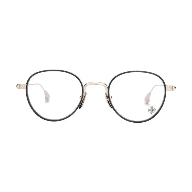 CHROME HEARTS/克罗心 BONE PRONE IV MBK/GP 925银复古多边形眼镜框