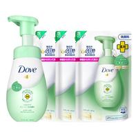 Dove多芬氨基酸洗面奶抗痘深层清洁洁面泡沫150ml补充125ml*3
