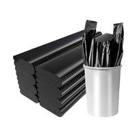 张记 背心垃圾袋家用手提式实惠装加厚黑色中大号特厚塑料袋厨房