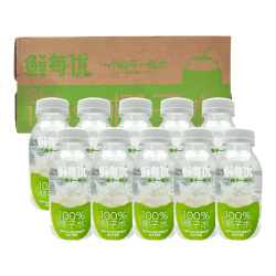 鲜每优 100%纯椰子水 238ml*10瓶