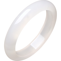 周六福 白月光玉髓手镯 54mm