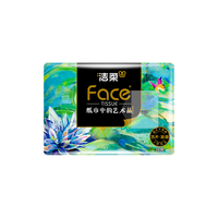 洁柔抽纸Face高端油画艺术纸巾可湿水面巾纸卫生纸餐巾擦手纸4层加厚 4层 80张*3包