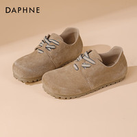 DAPHNE/达芙妮 软底舒适 女士单鞋 卡其色 35