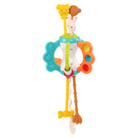 谷雨婴儿抽抽乐0-1岁玩具手部拉拉乐早教宝宝按按乐 萌宠动物抽抽乐